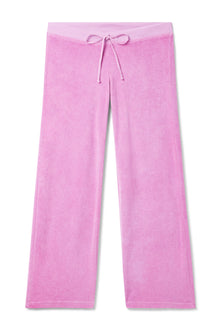 Women | Vintage Terry Crossover Waist Lounge Pant | Violet