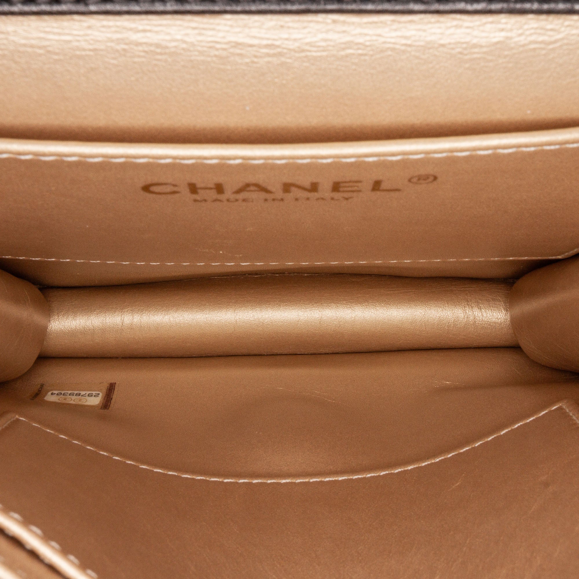 Chanel | Pre-Owned Small Lambskin Chic Glass Pearls Flap | Black