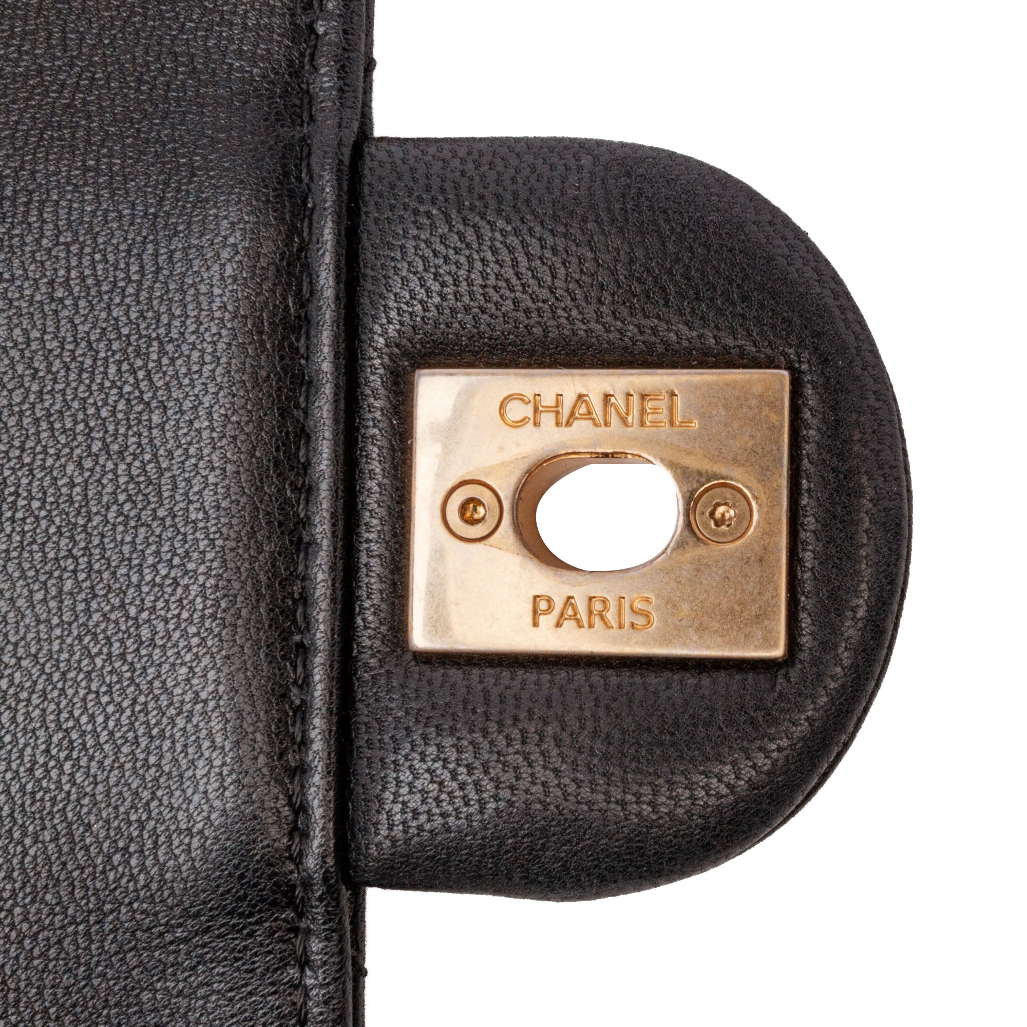Chanel | Pre-Owned Small Lambskin Chic Glass Pearls Flap | Black