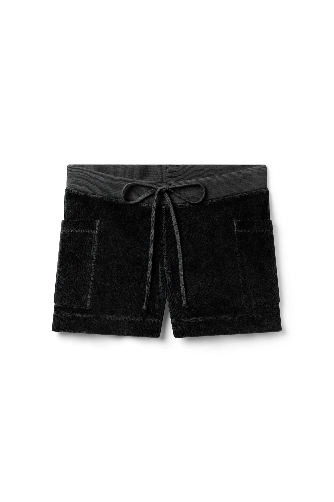 Women | Vintage Terry Low Rise 4 Pocket Short | Black
