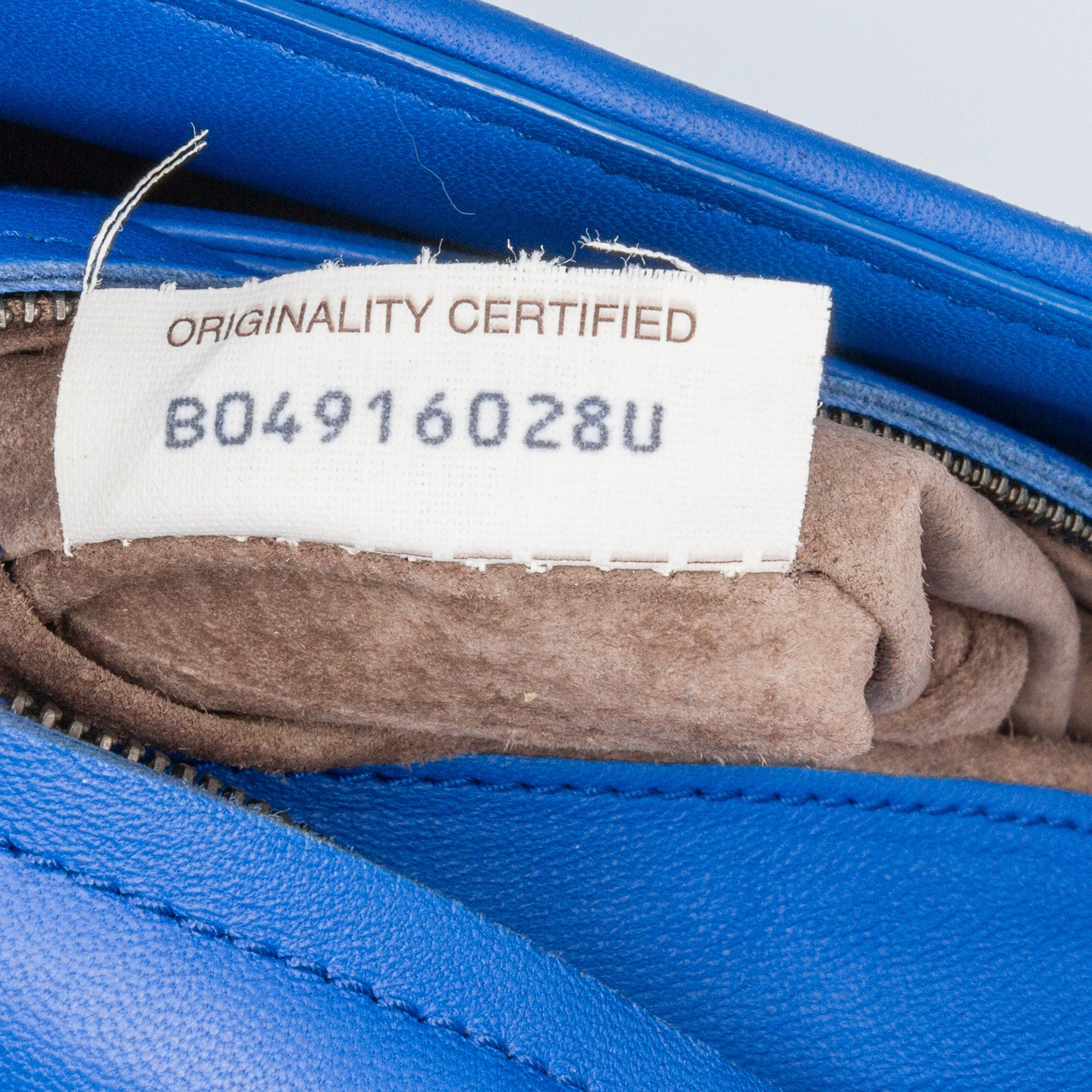 Bottega Veneta | Pre-Owned Medium Nappa Intrecciato Olimpia Shoulder Bag - II | Blue