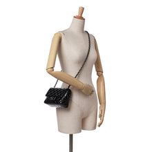 Chanel | Pre-Owned Mini Square Classic Patent Single Flap - V | Black