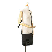 Fendi | Pre-Owned Zucchino Canvas Crossbody - VI | Black