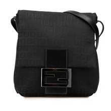 Fendi | Pre-Owned Zucchino Canvas Crossbody - VI | Black