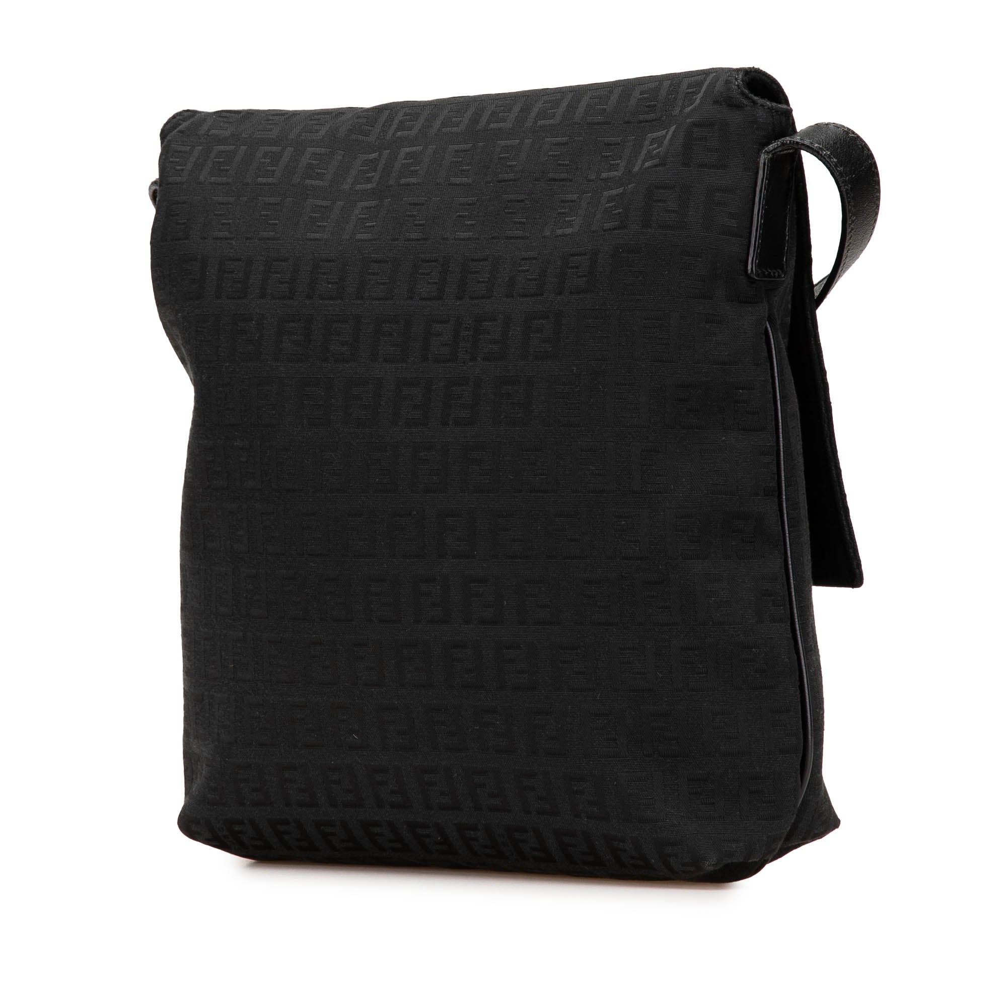 Fendi | Pre-Owned Zucchino Canvas Crossbody - VI | Black