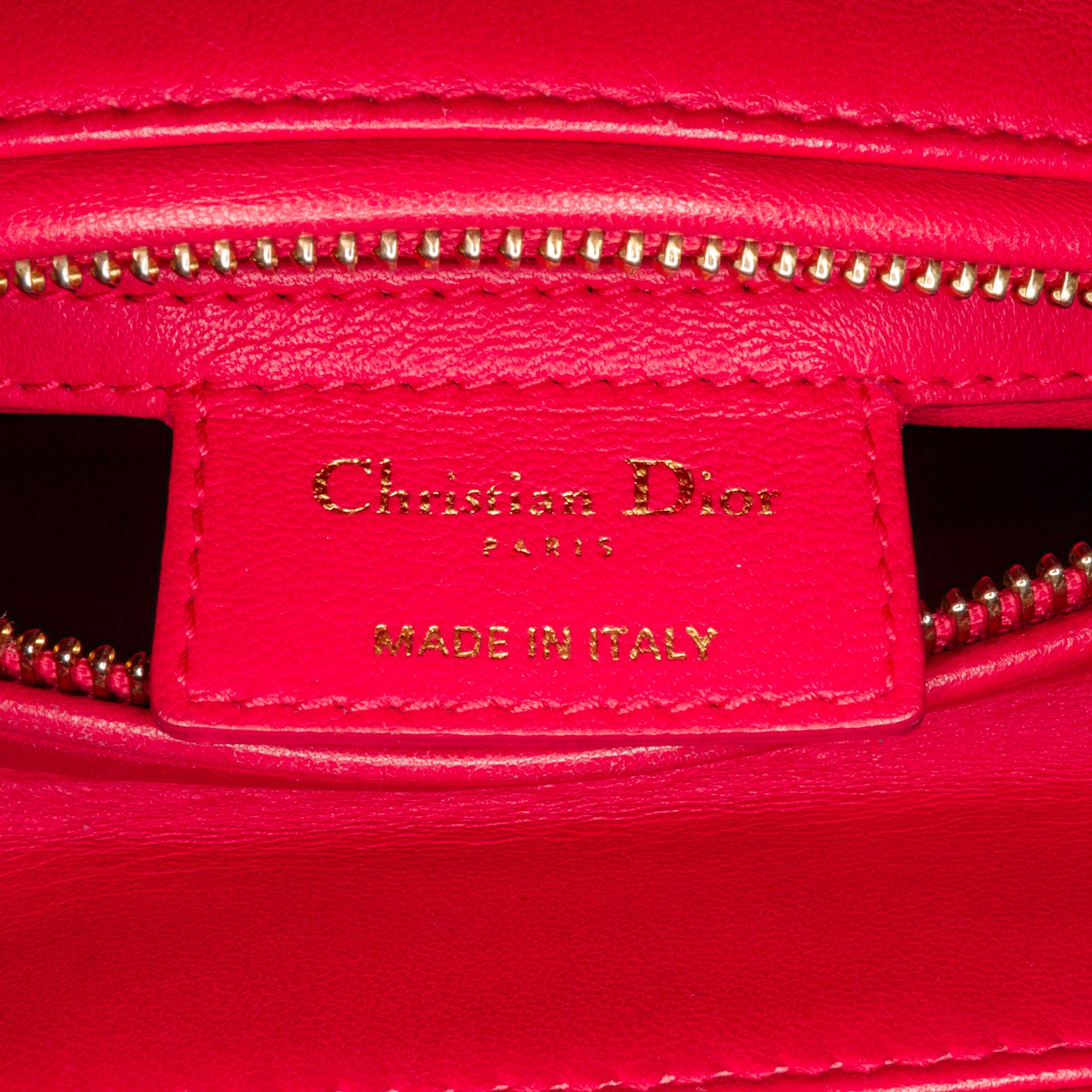 Dior | Pre-Owned Medium Tweed Macrocannage Lady | Pink/Dark Pink