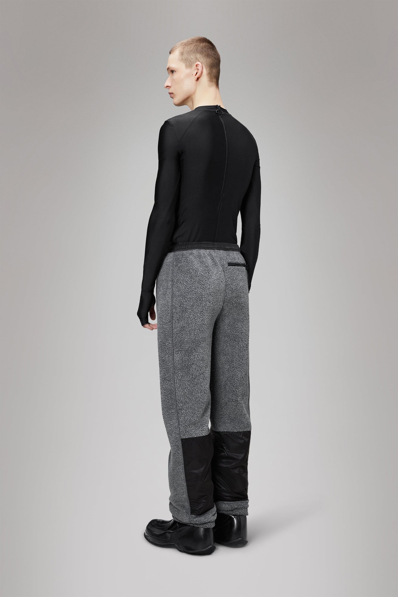 Yermo Fleece Pants Regular | Dark Grey Melange