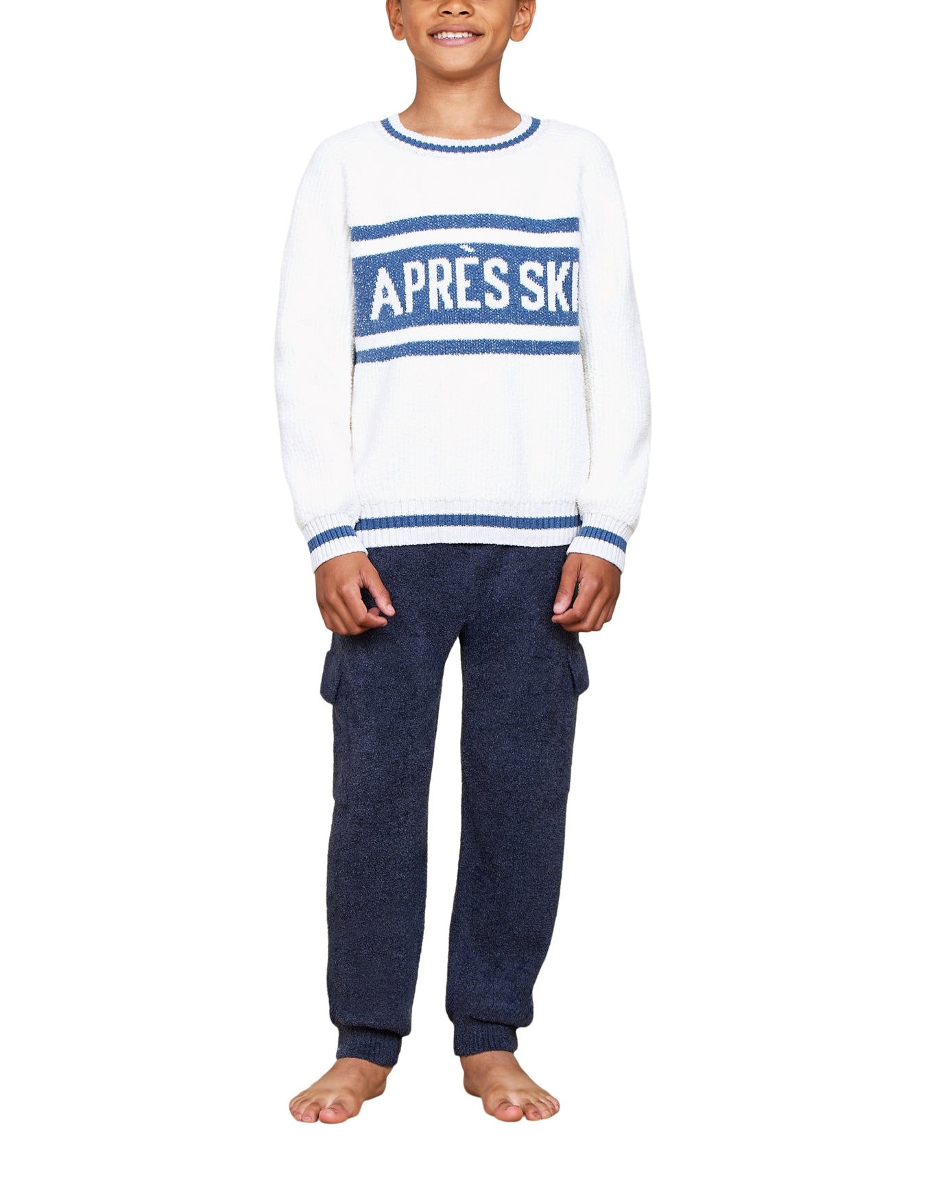 Youth | Cozychic Cotton Apres Pullover | Cream-Lakeside