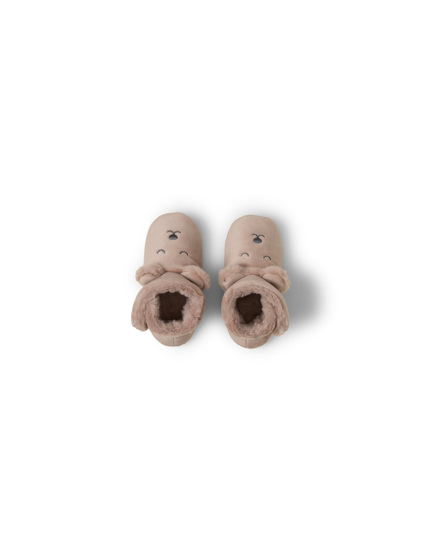 Youth | Faux Fur Bear Bootie | Antique Taupe