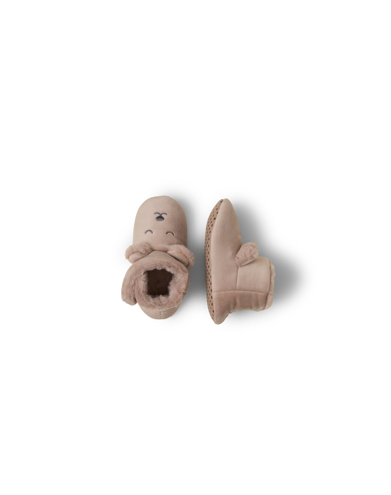 Youth | Faux Fur Bear Bootie | Antique Taupe