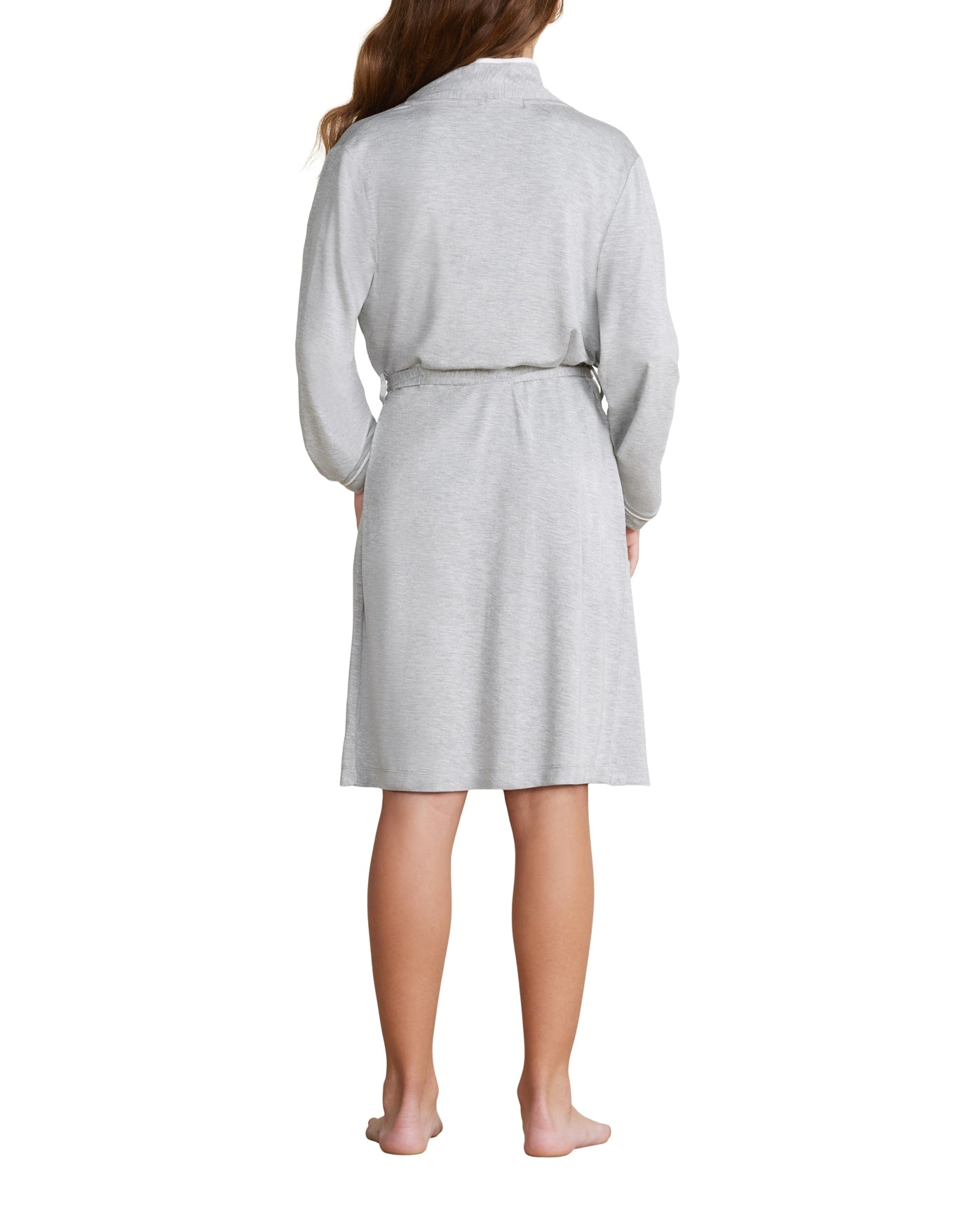 Youth | MC Soft Jersey Piped Robe | Moonbeam-White