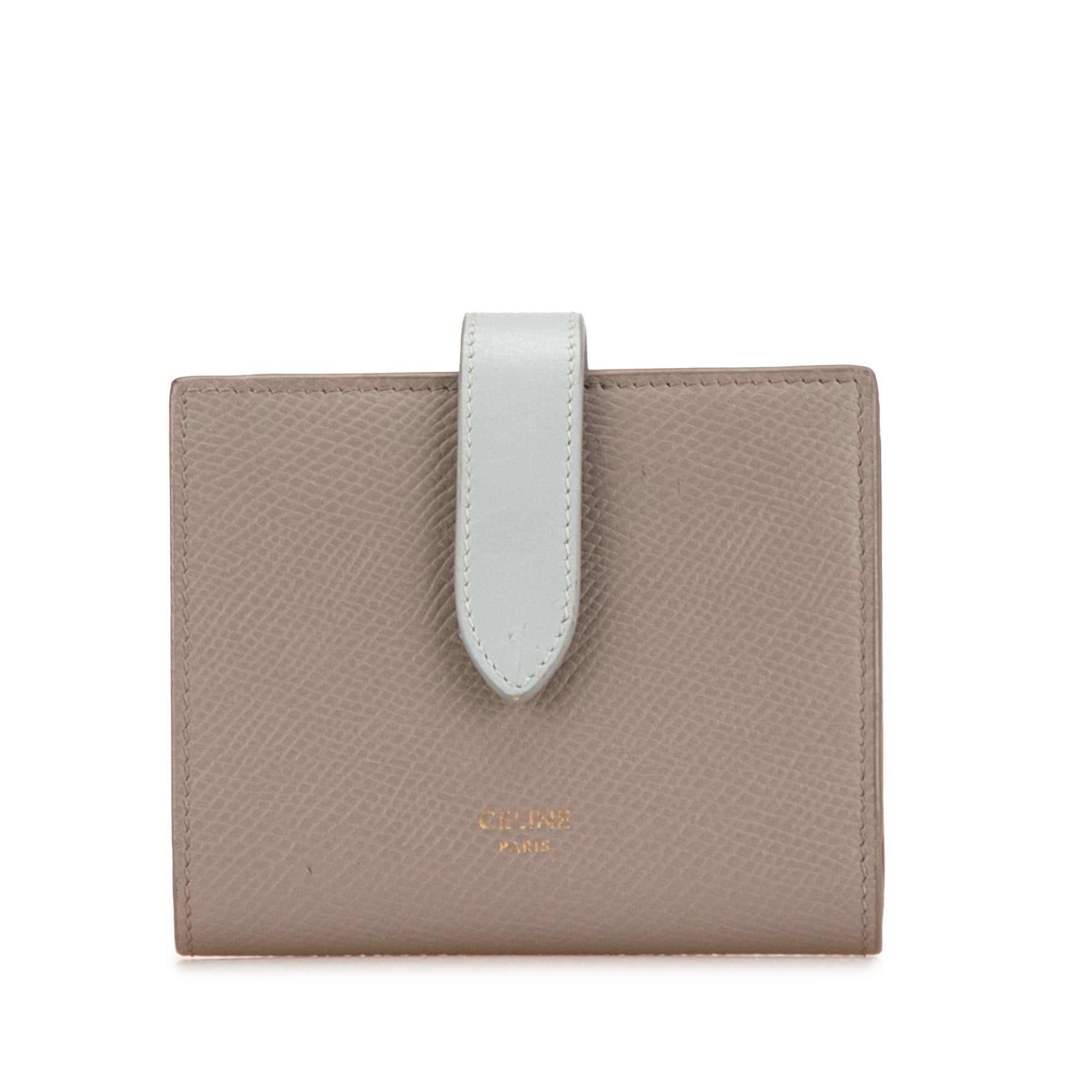 Celine | Pre-Owned Small Multifunction Strap Wallet | Brown