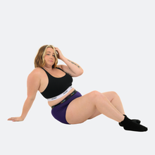 Korynn wears a size XL