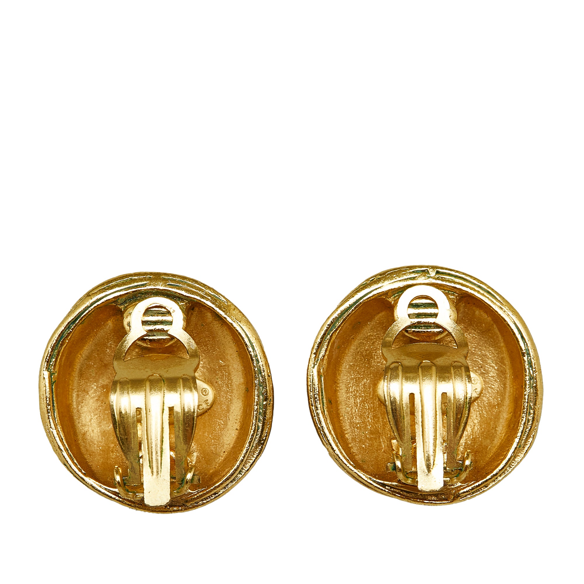 Chanel Pre-Owned CC Clip-on Earrings | Women | Gold (V12)