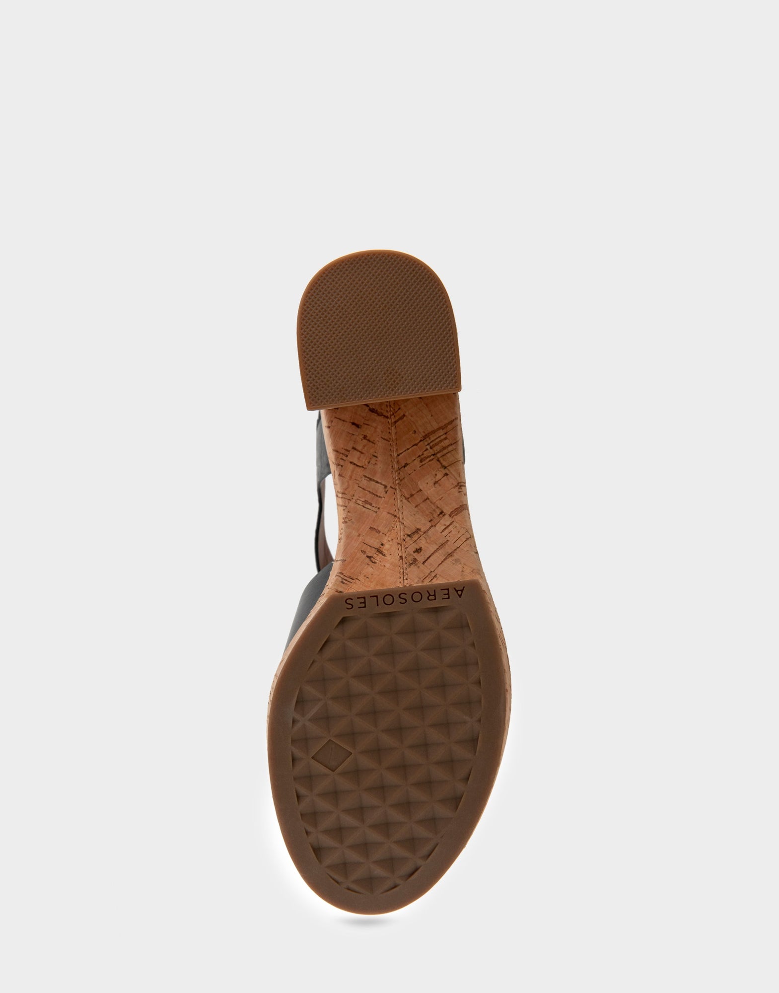 Zephyr Sandal | Black Burnished Leather