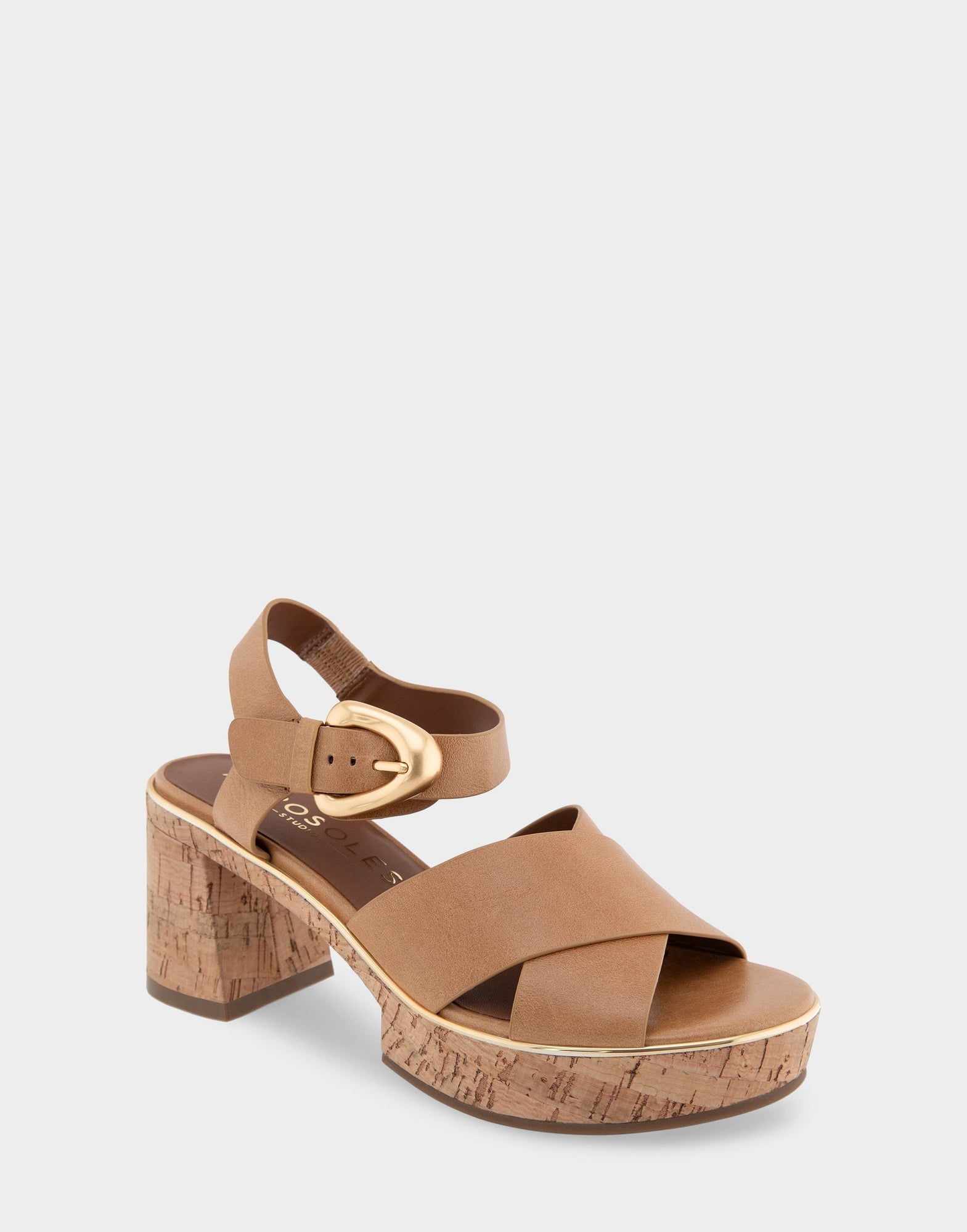 Zephyr Sandal | Tan Burnished Leather