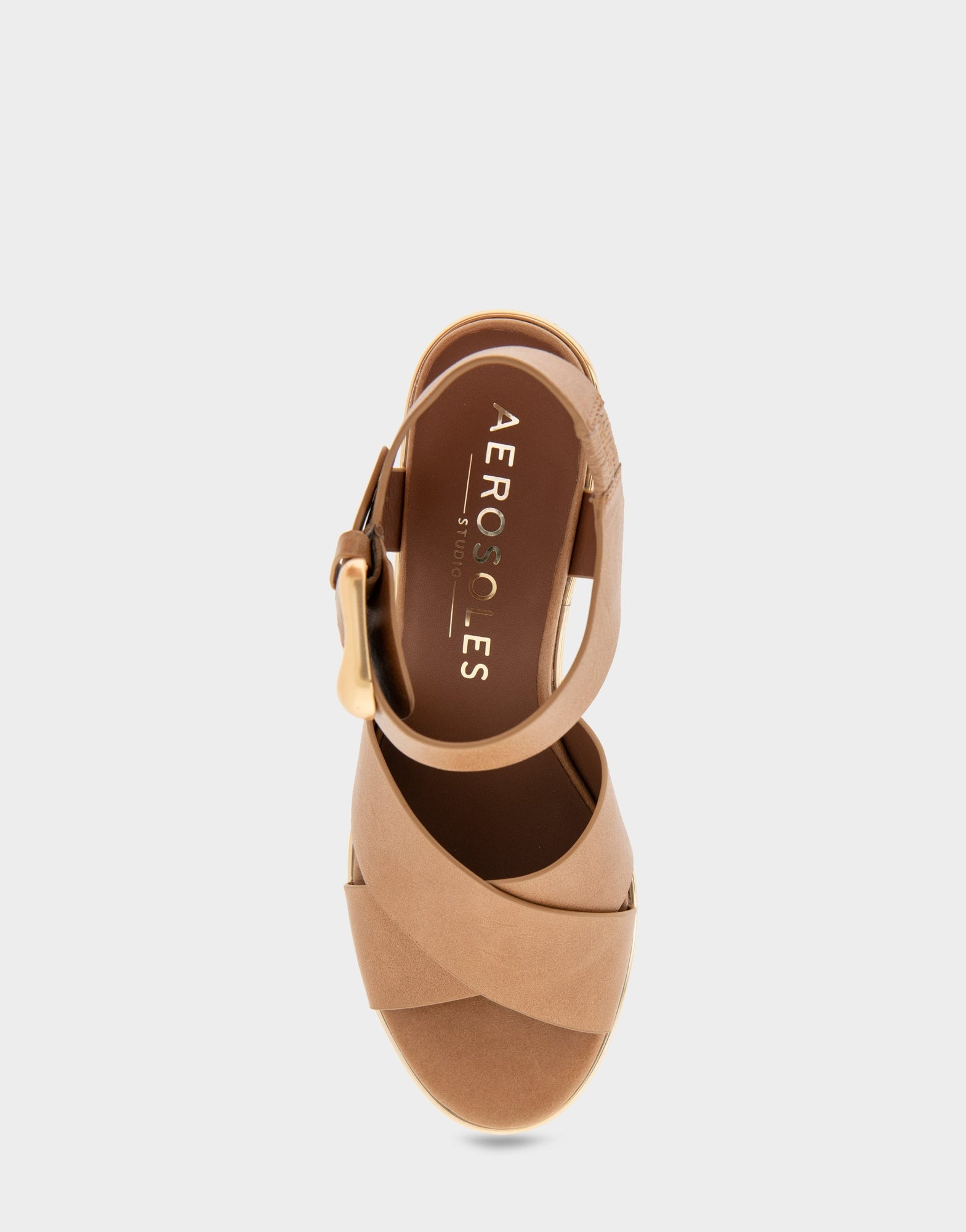 Zephyr Sandal | Tan Burnished Leather