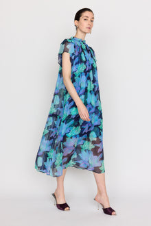 Vera Dress | Midnight Waterlily