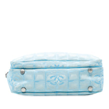 Chanel | Pre-Owned New Travel Line Nylon Satchel | Blue/Light Blue