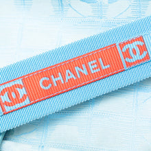 Chanel | Pre-Owned New Travel Line Nylon Satchel | Blue/Light Blue