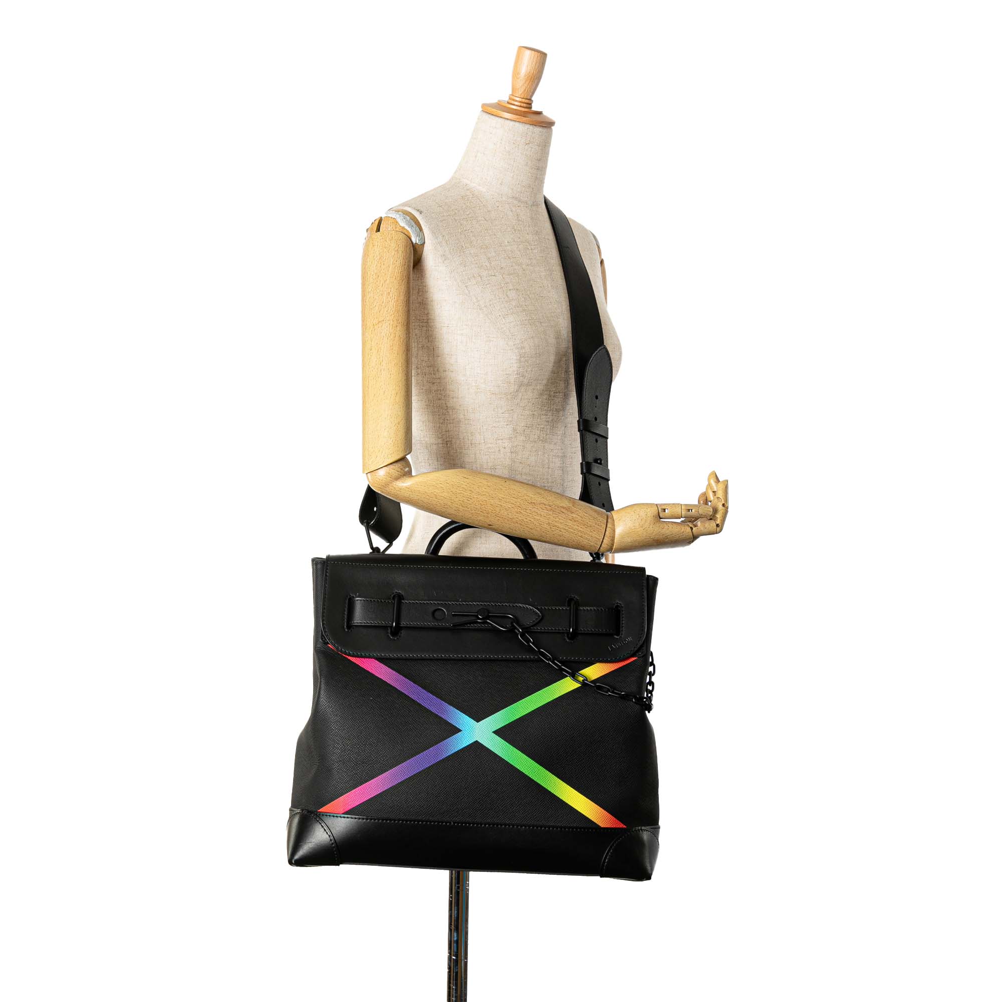 Louis Vuitton | Pre-Owned Taiga Rainbow Steamer PM | Black/Multi