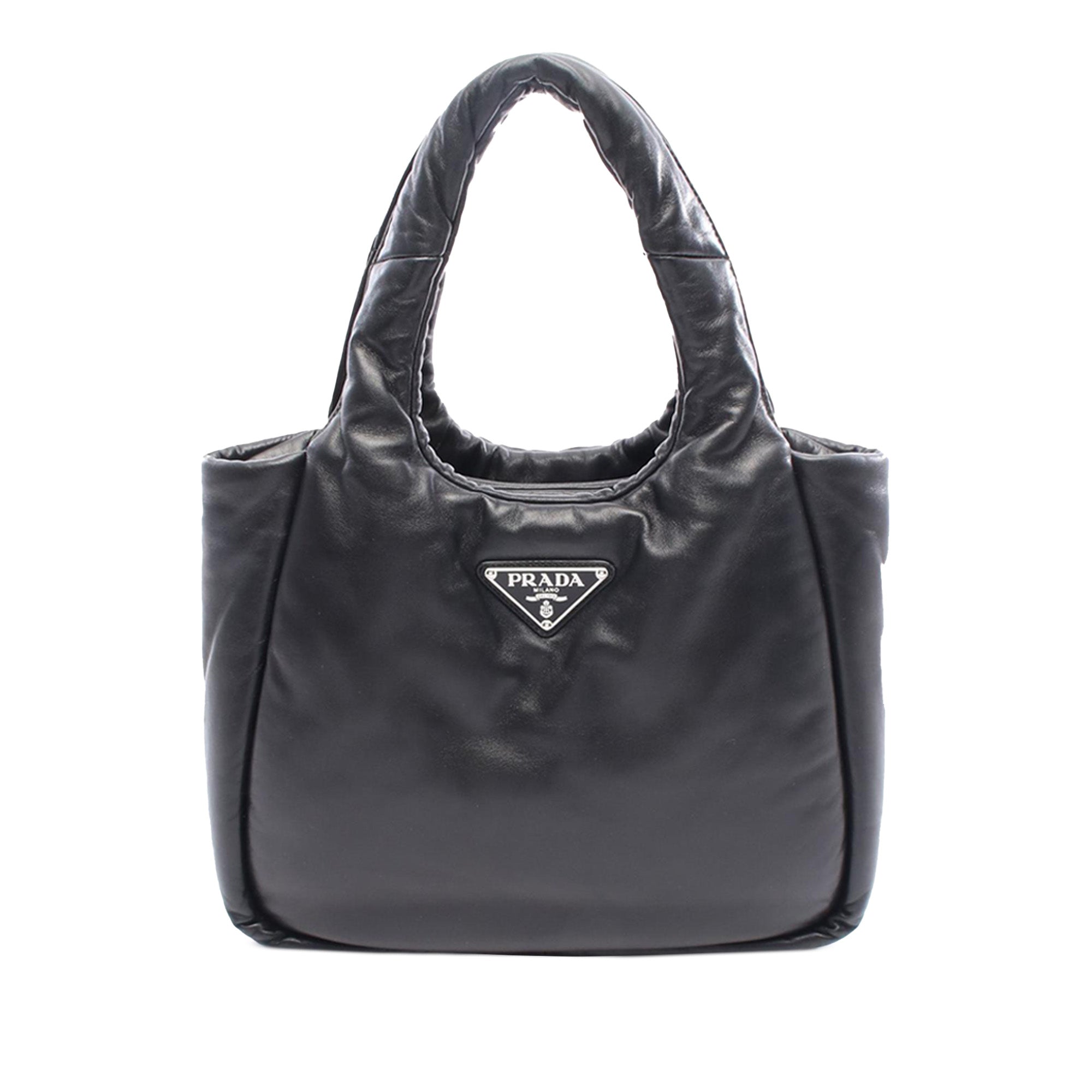 Prada | Pre-Owned Padded Soft Nappa Bag | Black