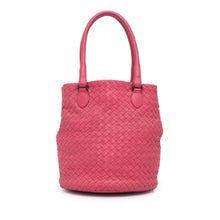 Bottega Veneta | Pre-Owned Nappa Intrecciato Bucket Bag - II | Pink/Hot Pink