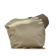 Bottega Veneta | Pre-Owned Satin Crossbody | Brown/Khaki