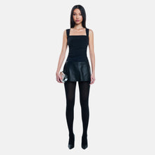 OW Collection ZOEY Draped Top Top 121 - Black