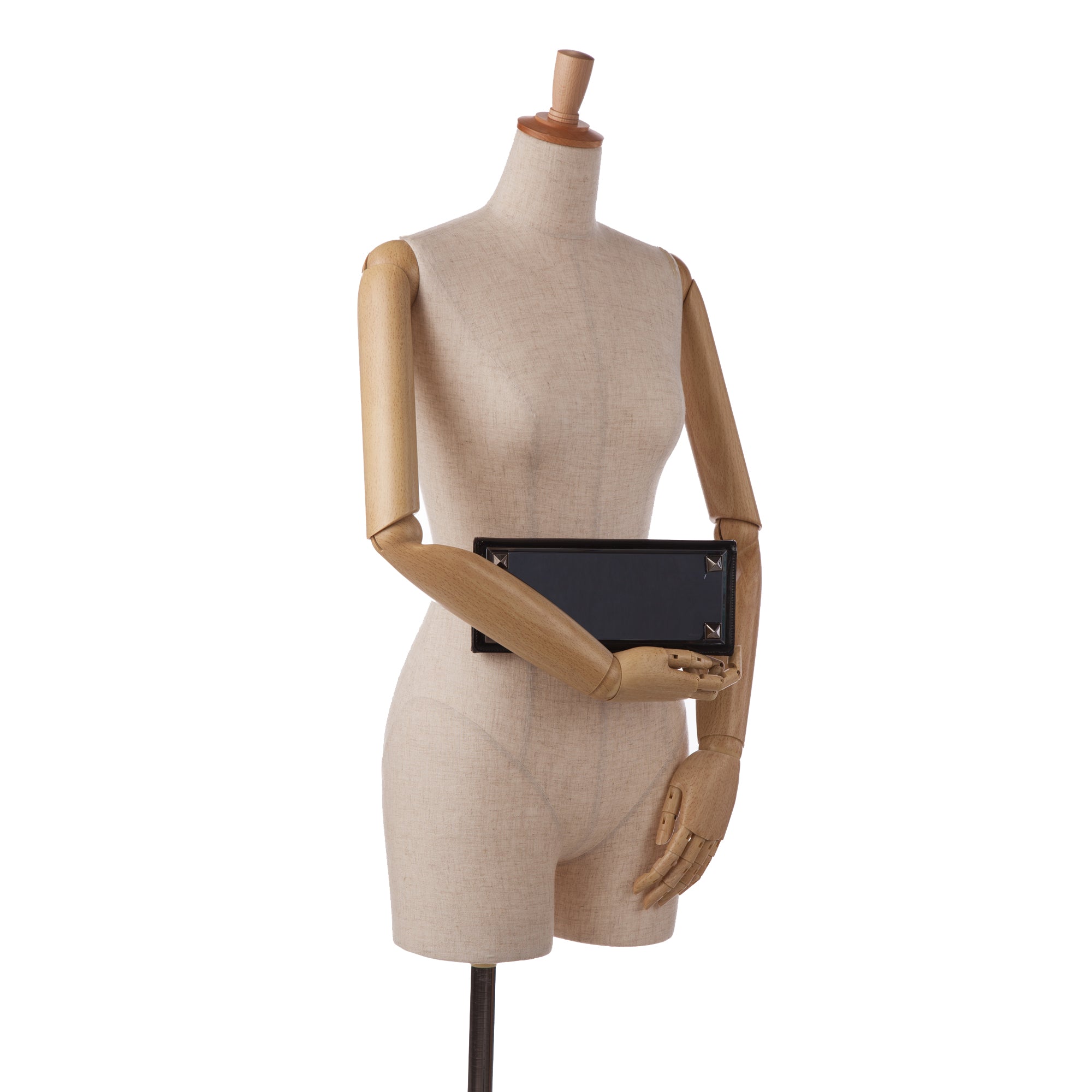 Gucci Pre-Owned Tempered Glass Broadway Clutch | Women | Black