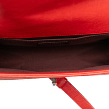 Chanel | Pre-Owned Old Medium Quilted Crumpled Calfskin Studded Boy Flap | Red