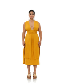 Zado Dress | Gold
