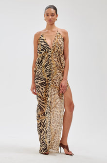 Zella Dress | Mixed Zebra Cheeta