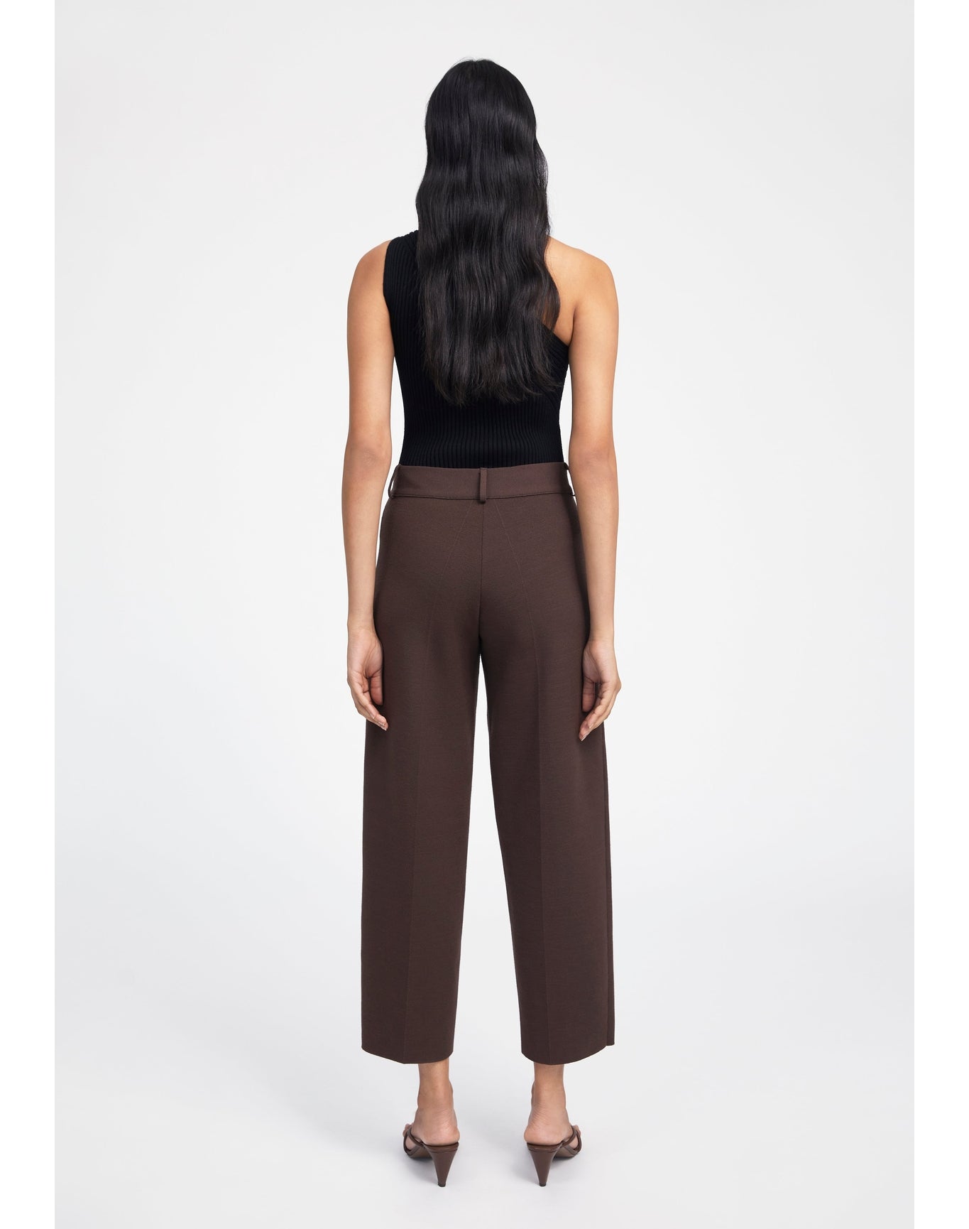 Zero302 | Ribbed Asymmetric Bodysuit | Black