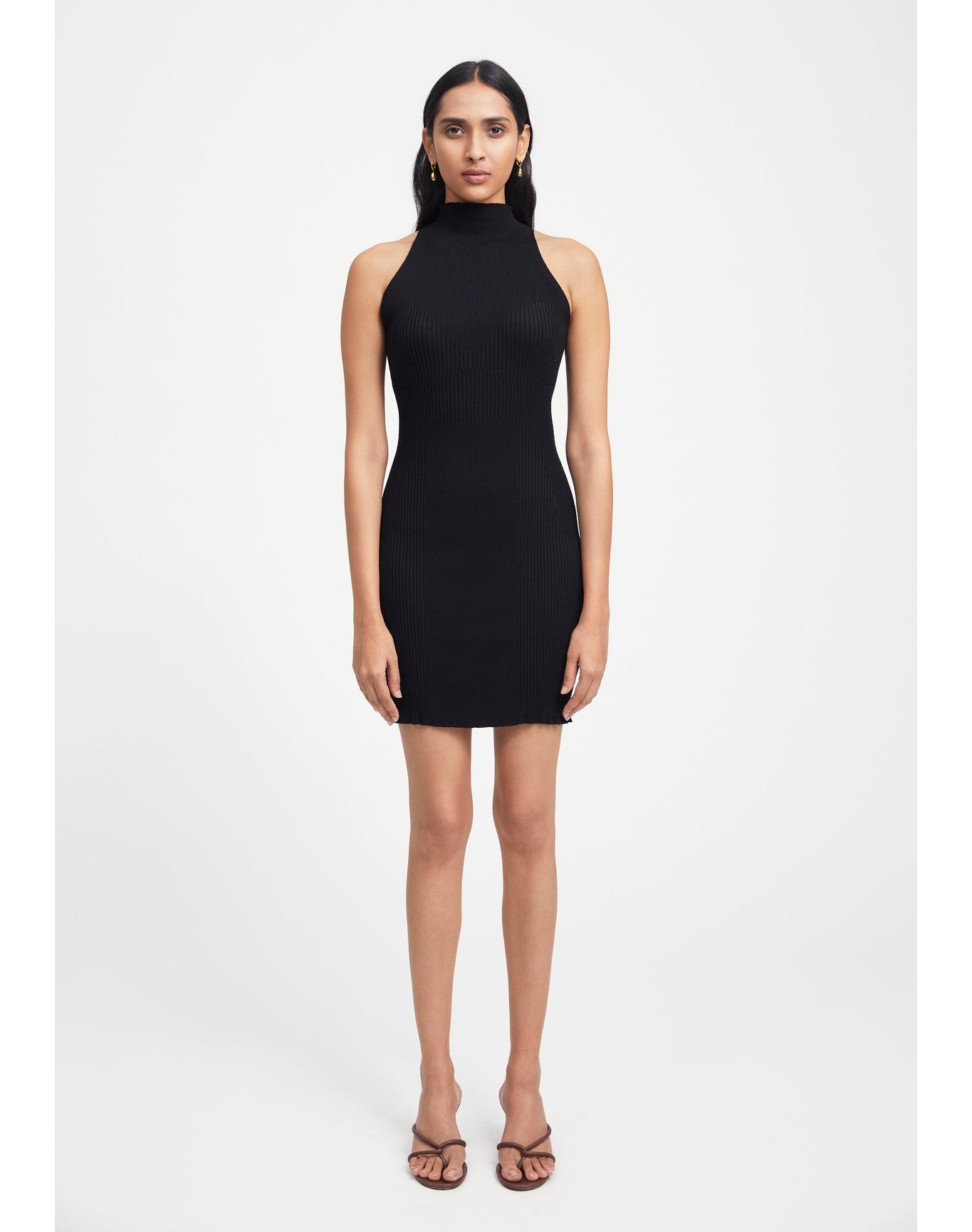 Zero403 | Ribbed Mini Dress | Black