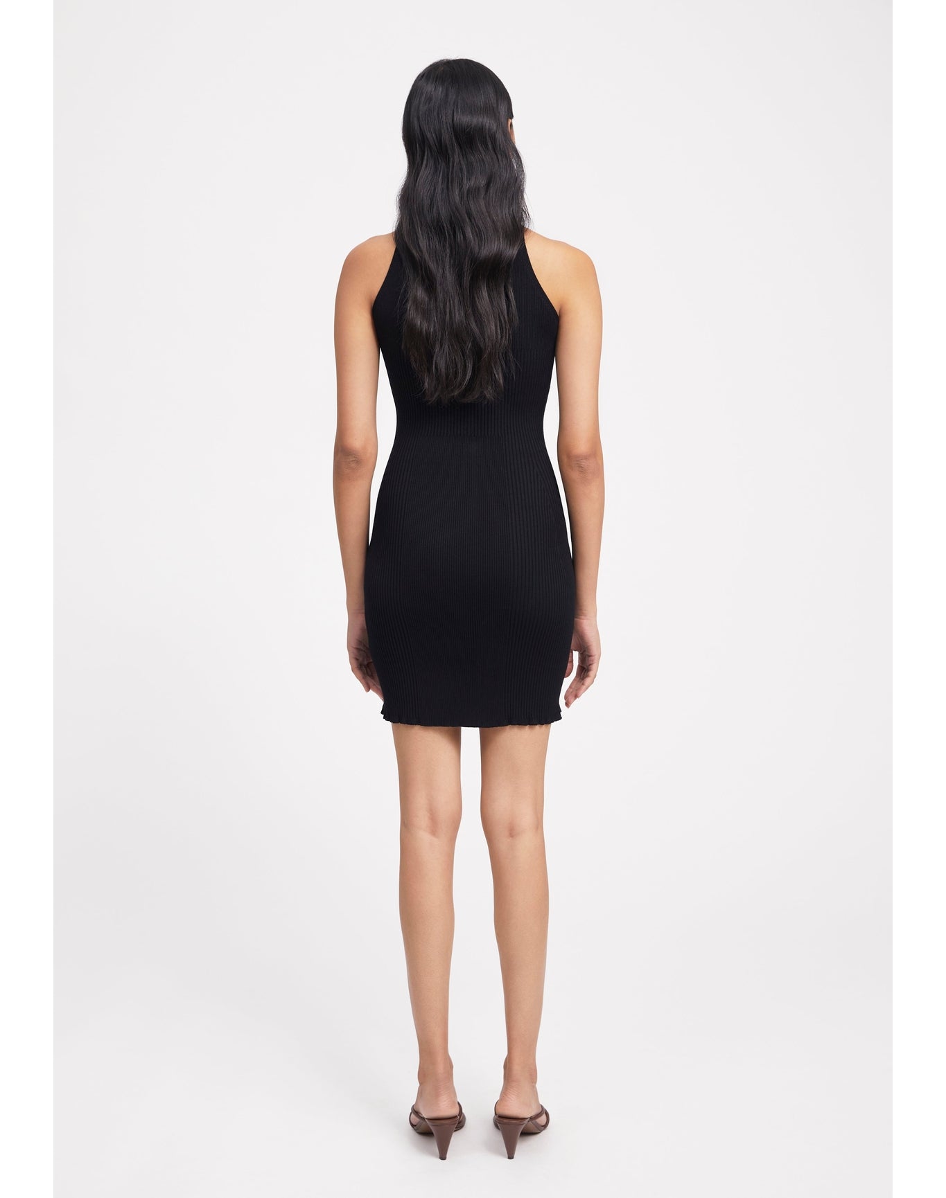 Zero403 | Ribbed Mini Dress | Black