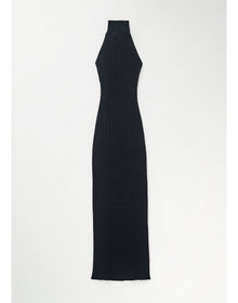 Zero404 | Ribbed Maxi Dress | Black