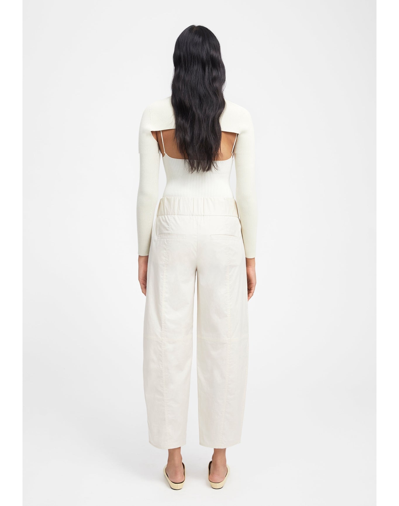 Zero405 | Ribbed Long-Sleeved Layer | Creme