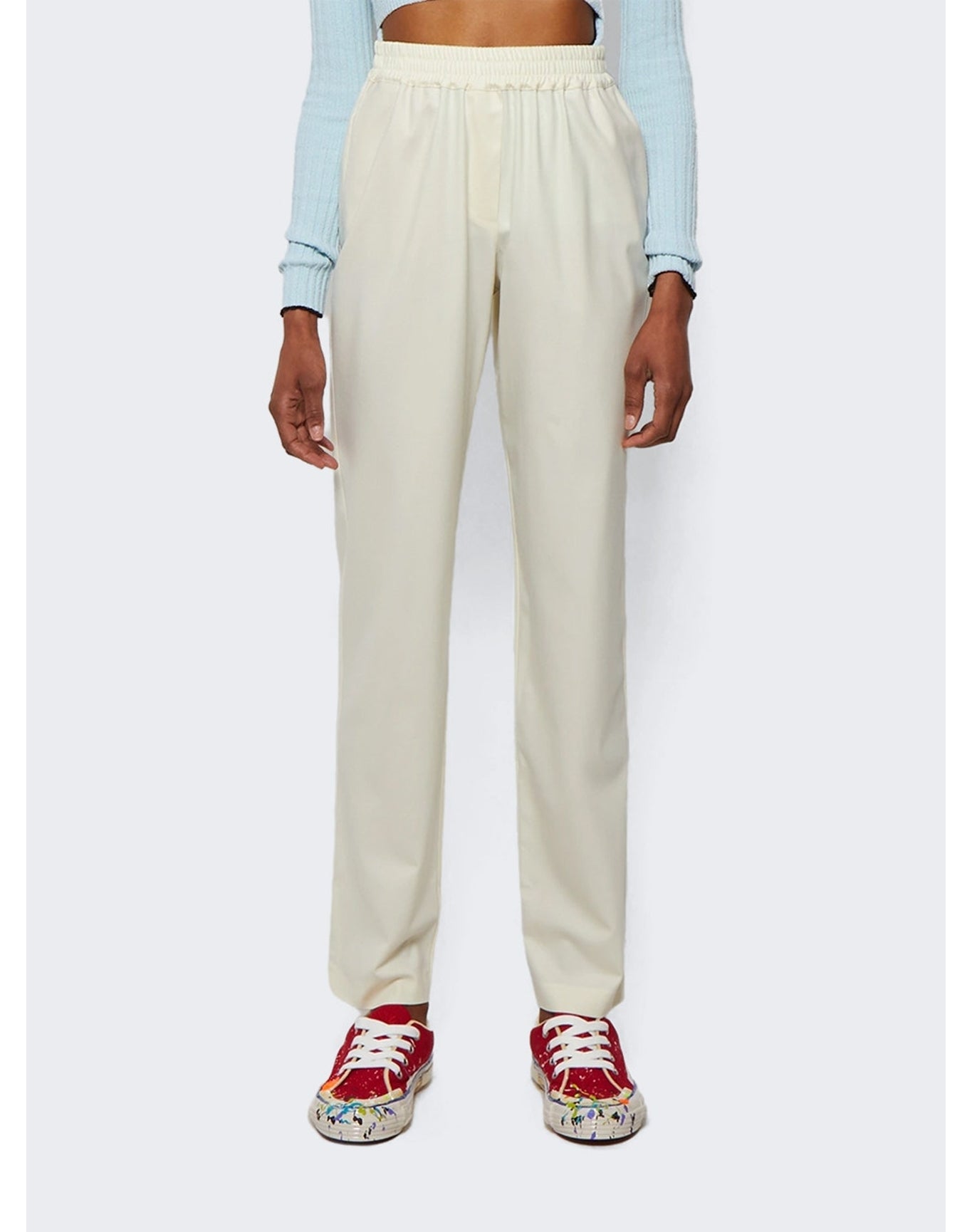 Zeynep Arçay | Women | Jogger Wool Pants | Vanilla