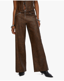 Zipper Fly Pant | Patina Dark Brown