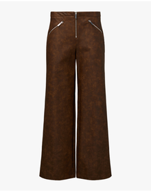 Zipper Fly Pant | Patina Dark Brown