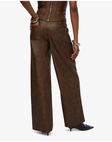 Zipper Fly Pant | Patina Dark Brown