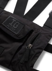 Boys | Nylon Waist Bag | Black