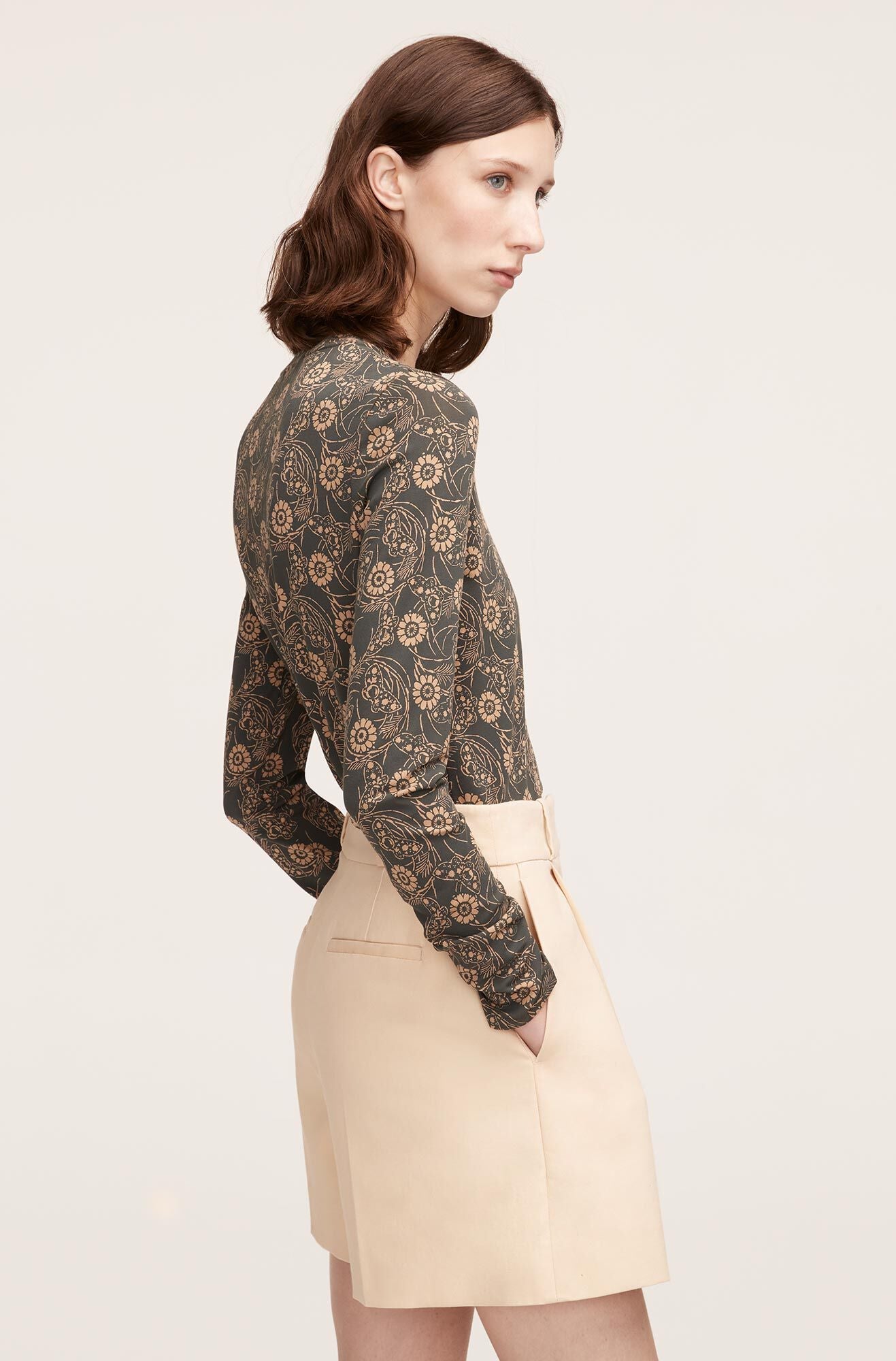 Monarch Fleur Essential Long Sleeve Tee | Monarch Fleur Black Combo