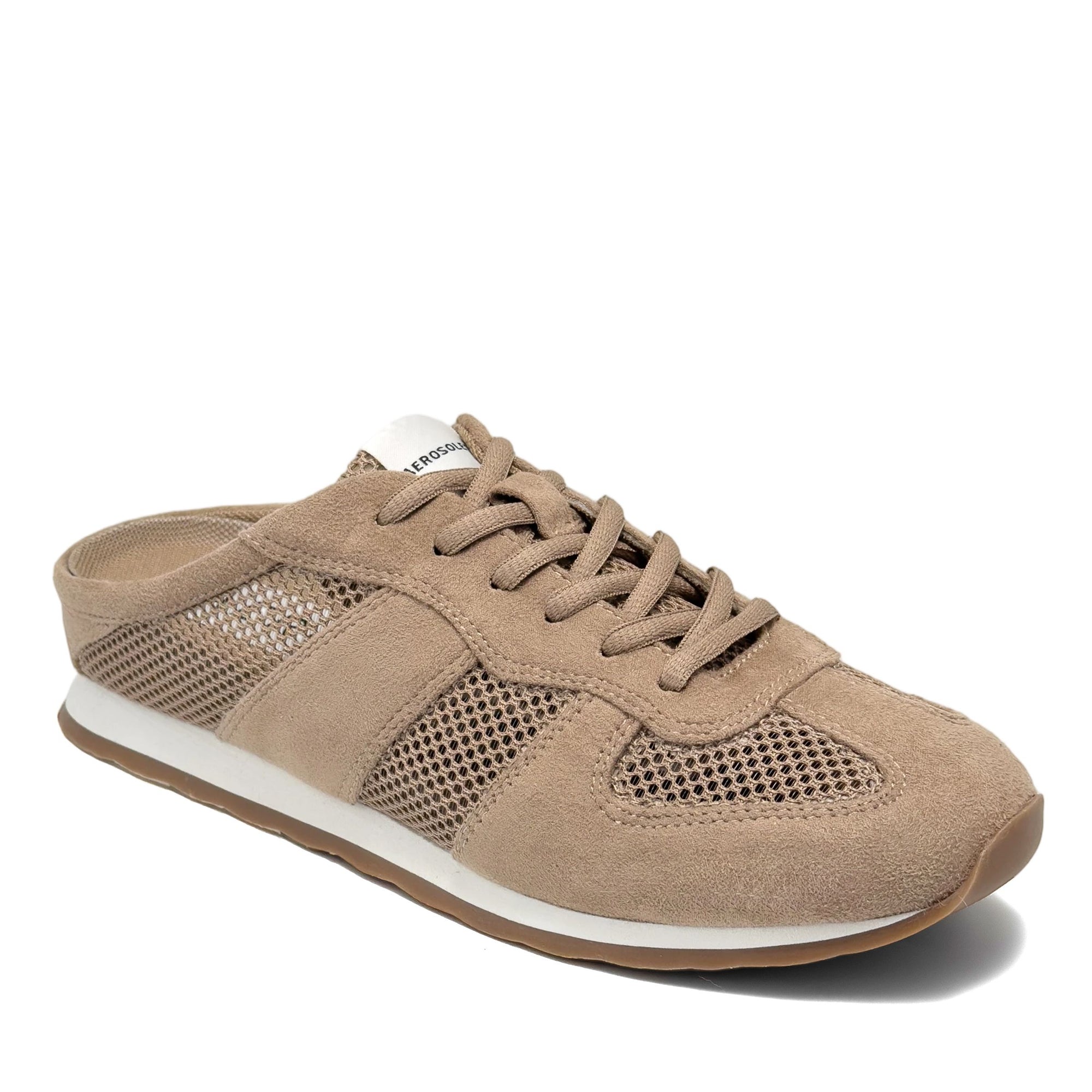 Jettson Sport Mule | Dune Faux Suede/Mesh