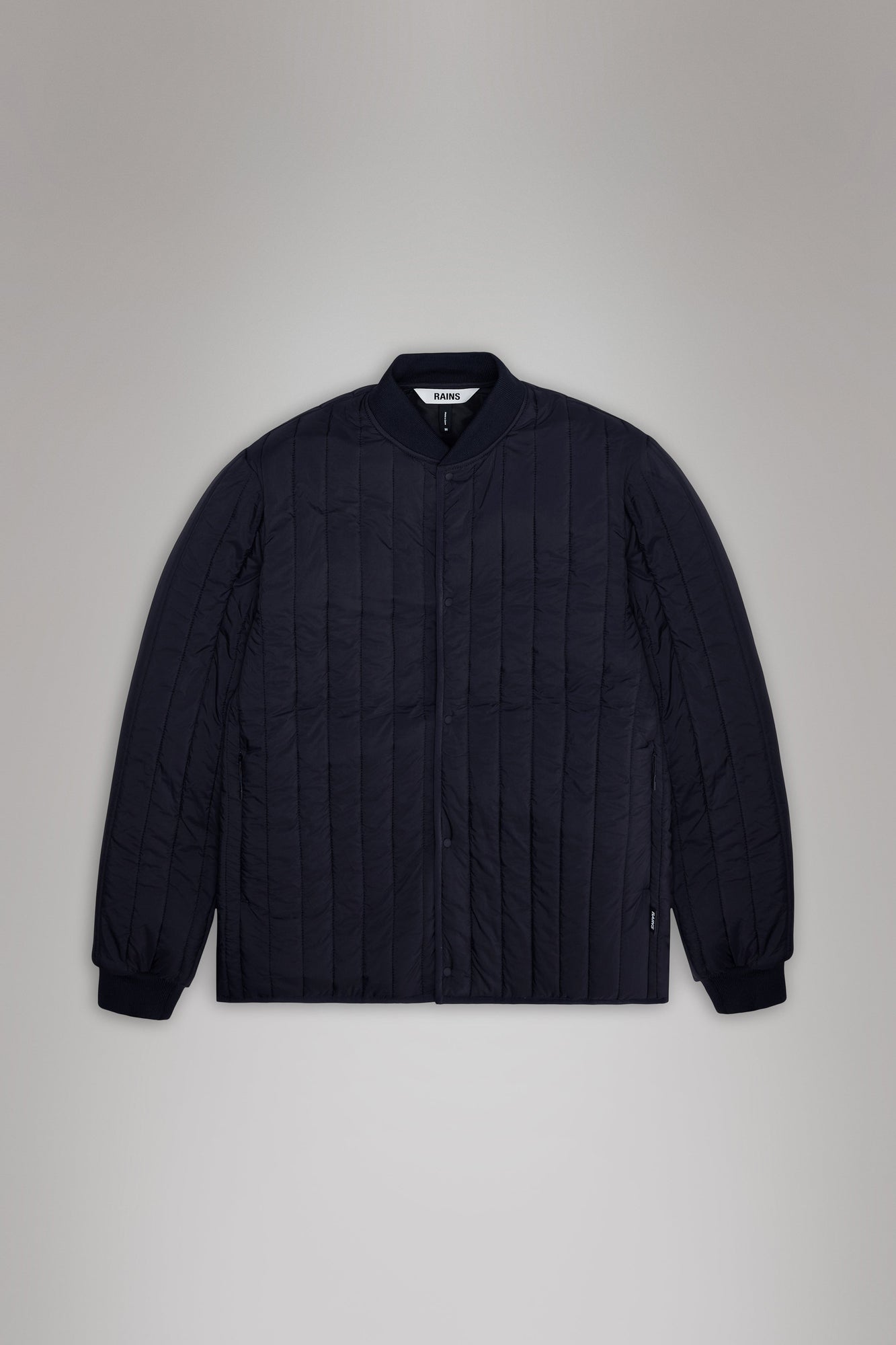RAINS Banja Liner Bomber Jacket Navy Overshirt