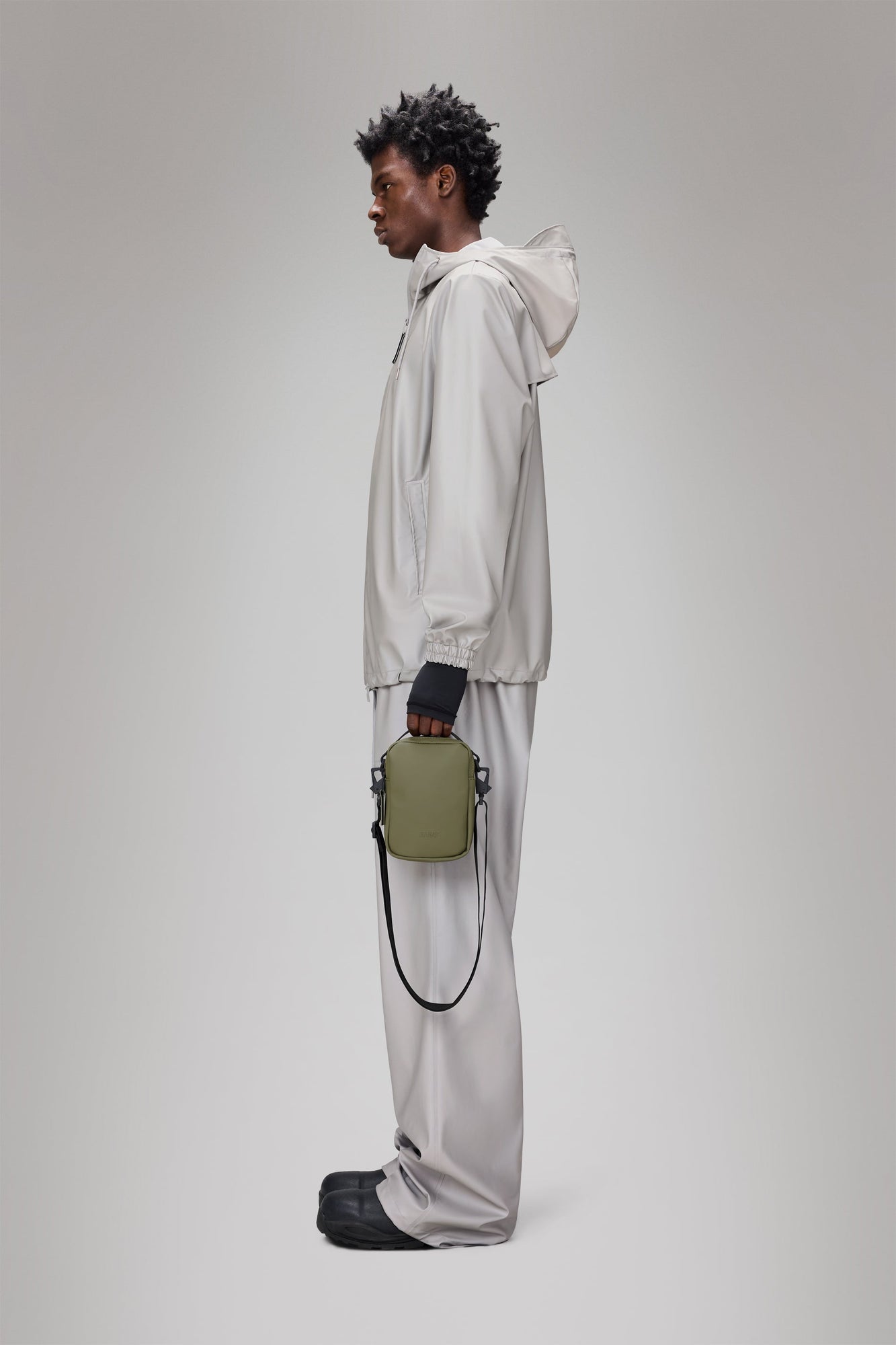 RAINS Reporter Box Bag Marsh Crossbody