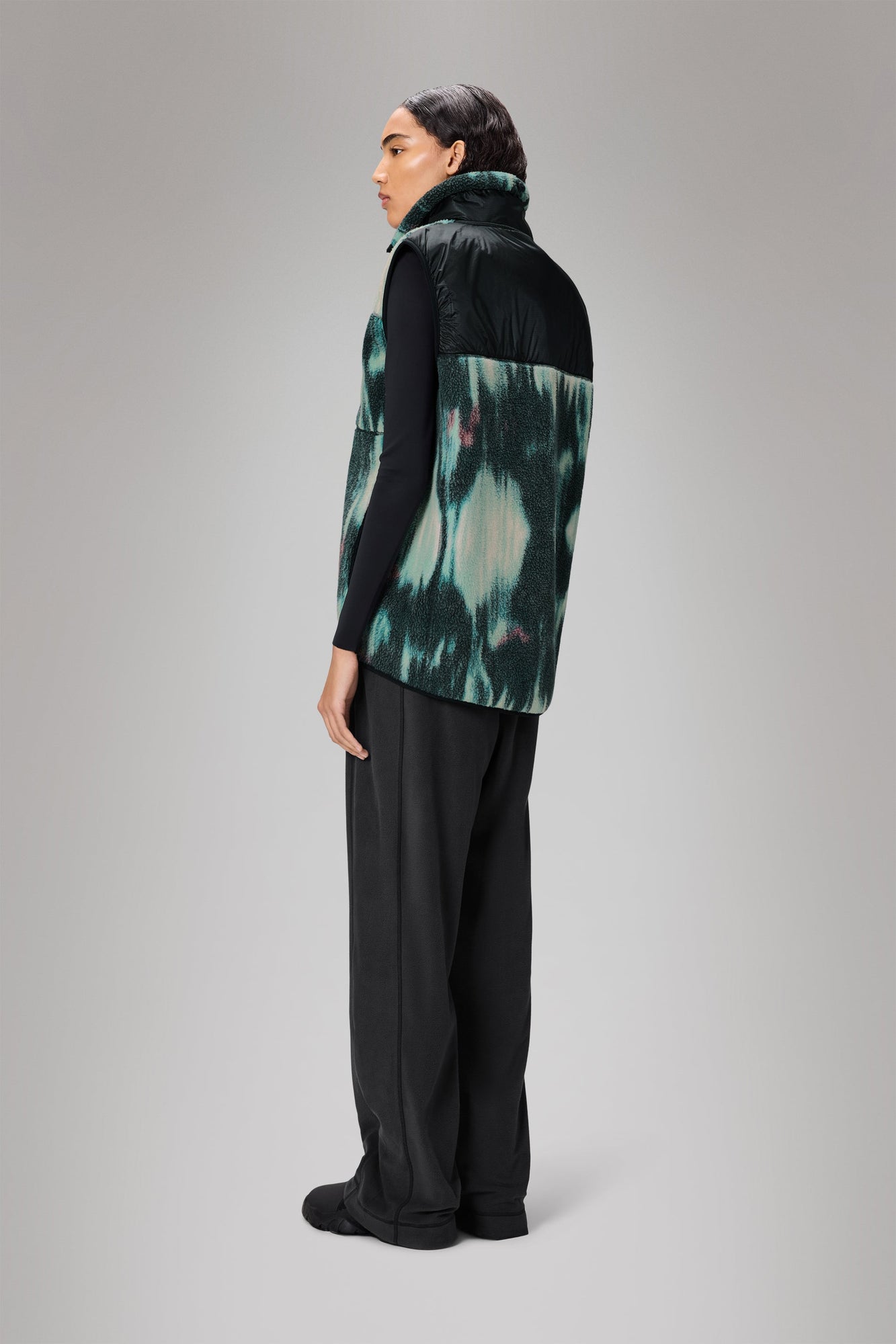 RAINS Yermo Fleece Vest Blur Vest