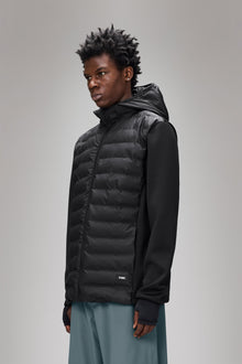 RAINS Safi Fleece Hybrid Jacket Black Jacket