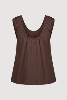 Isilda | Abby Organic Cotton U-Neck Top in Size Extra Small - Flat